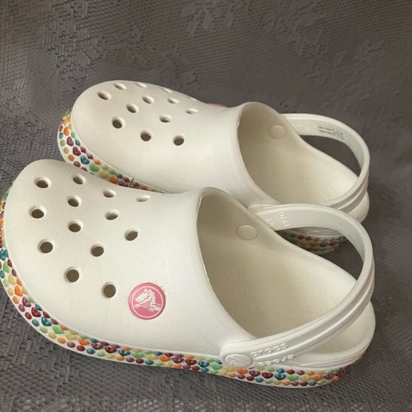 CROCS Rainbow GemBand Clogs - Picture 1 of 9